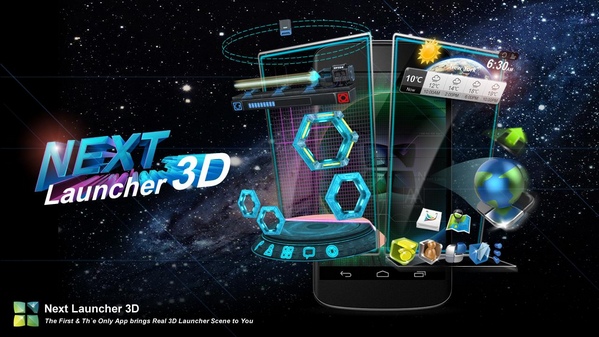 Next Launcher 3D Shell 3.7.3.2 + Themes Pack