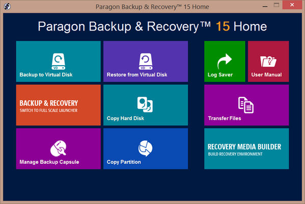 Paragon Backup and Recovery 15 Home 10.1.25.348 Paragon Backup and Recovery 15 Home 10.1.25.348