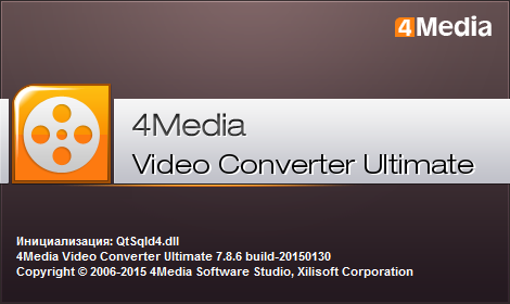 4Media Video Converter Ultimate 7.8.6 Build 20150130 + RUS