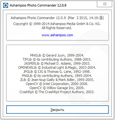 Ashampoo Photo Commander 12.0.9 Ashampoo Photo Commander 12.0.9