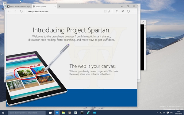 Microsoft Windows 10 Pro Technical Preview 10051