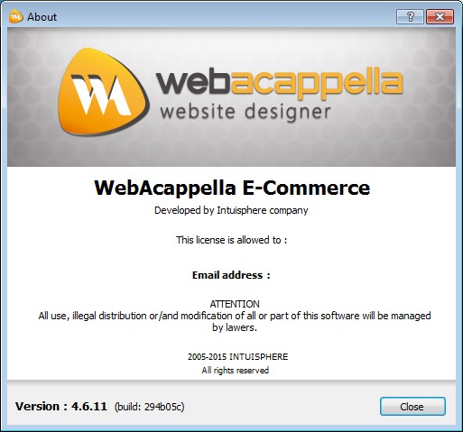 Intuisphere WebAcappella E-Commerce 4.6.11