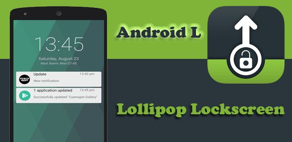 Lollipop Lockscreen Android L Premium 1.62