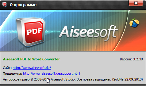 Aiseesoft PDF to Word Converter 3.2.38 + Rus