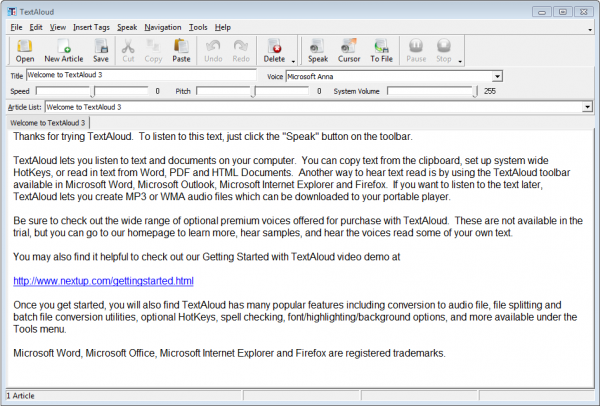 Nextup TextAloud 3.0.83