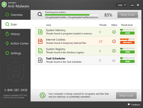 Auslogics Anti-Malware 2015 1.1.0