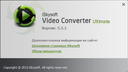 iSkysoft Video Converter Ultimate 5.5.1.0 + Rus