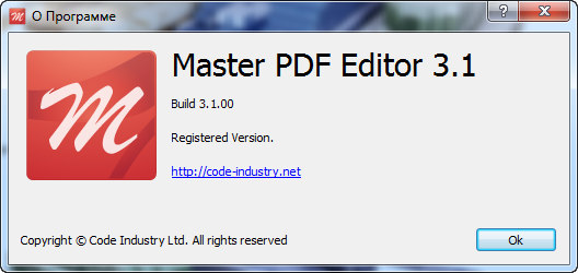 Master PDF Editor 3.1.00