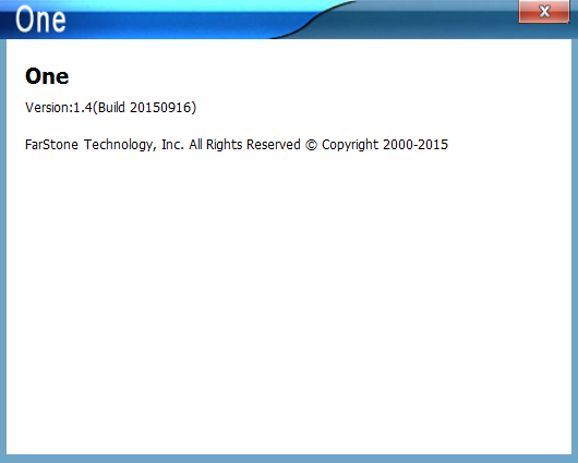 FarStone One Pro 1.4 Build 20150916 (x64)