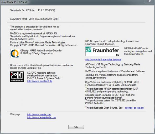 MAGIX Samplitude Pro X2 Suite 13.2.0.205 MAGIX Samplitude Pro X2 Suite 13.2.0.205