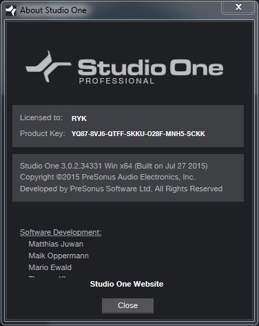 PreSonus Studio One Pro 3.1.0.35191