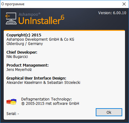 Ashampoo UnInstaller 6.00.10 Final