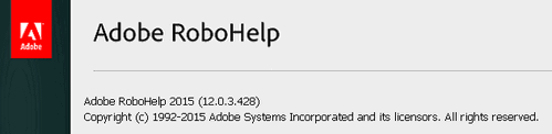 Adobe RoboHelp 2015 12.0.3.428 Adobe RoboHelp 2015 12.0.3.428