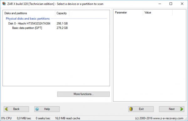 ZAR X build 328 Technician Edition