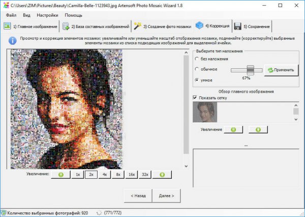 Artensoft Photo Mosaic Wizard 1.8.129