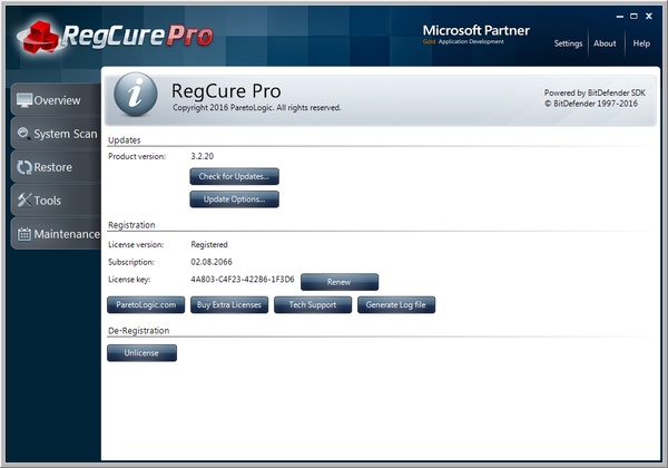 ParetoLogic RegCure Pro 3.2.20 + Rus