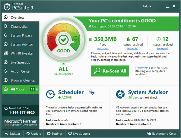 TweakBit PCSuite 9.1.0.0 TweakBit PCSuite 9.1.0.0