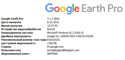 Google Earth Pro 7.1.7.2600 Portable