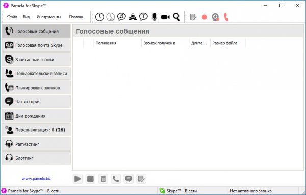Pamela for Skype 4.9.0.72 Professional / Business