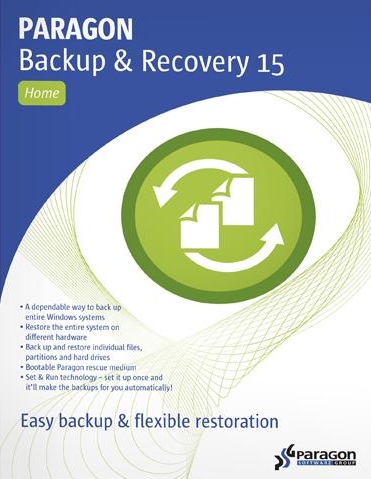 Paragon Backup & Recovery 15 Home 10.1.25.813 BootCD
