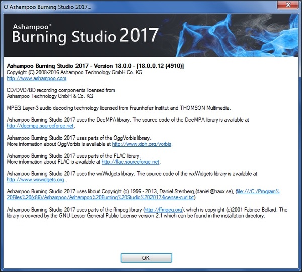 Ashampoo Burning Studio 2017 18.0.0