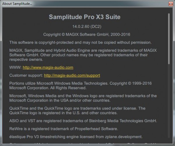 MAGIX Samplitude Pro X3 Suite 14.0.2.60