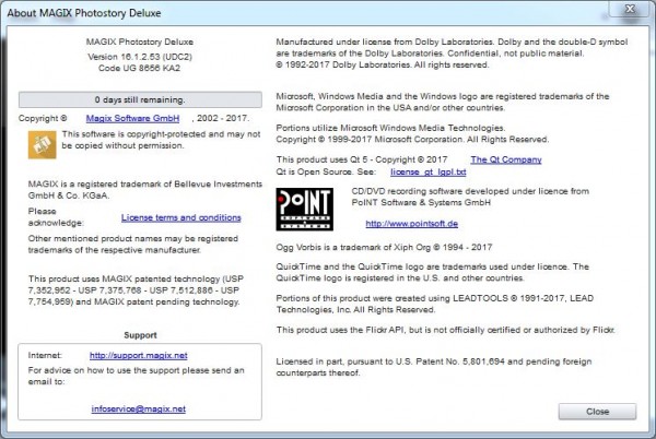 MAGIX Photostory 2017 Deluxe 16.1.2.53