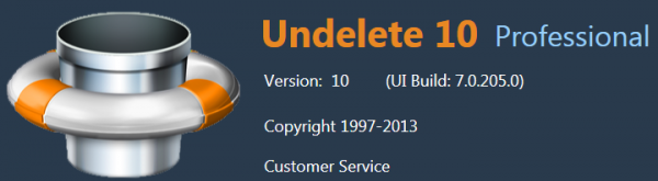Condusiv Undelete 10 Home / Pro / Server 7.0.205