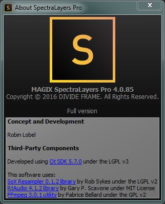 Magix SpectraLayers Pro 4.0.85 Magix SpectraLayers Pro 4.0.85