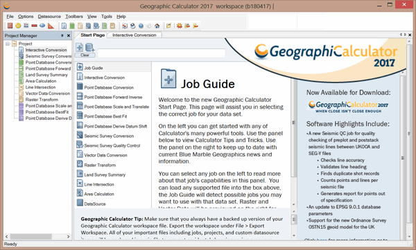 Blue Marble Geographic Calculator 2017 Build 180417 Blue Marble Geographic Calculator 2017 Build 180417
