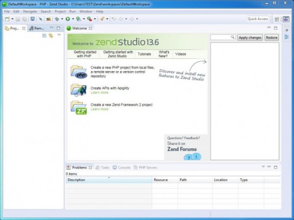 Zend Studio 13.6.0 Zend Studio 13.6.0