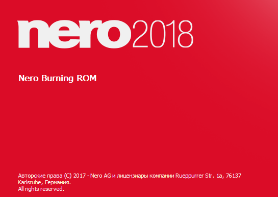 Nero Burning ROM 2018 19.0.00800