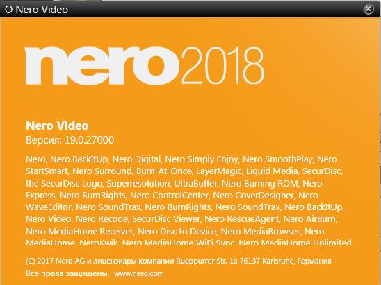 Nero Video 2018 19.0.01000