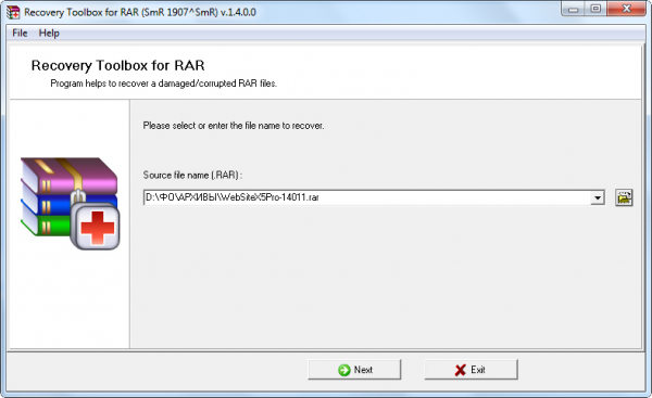 Recovery Toolbox for RAR 1.4.0.0