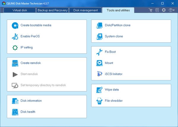 QILING Disk Master Technician 4.3.7 Build 20180205