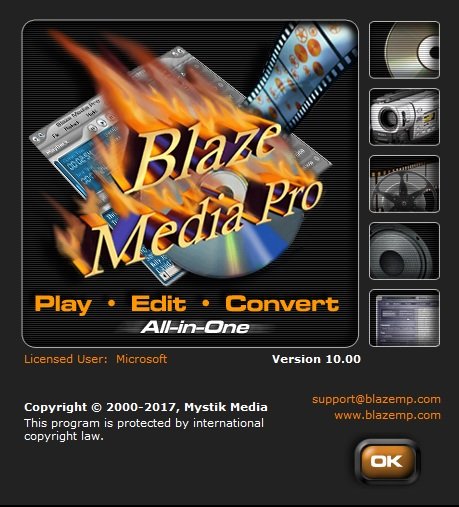 blaze media pro код активации. 1518858153 2018 02 17 04h16 50. blaze media pro код активации фото. blaze media pro код активации-1518858153 2018 02 17 04h16 50. картинка blaze media pro код активации. картинка 1518858153 2018 02 17 04h16 50. Полнофункциональный аудиоредактор позволяет проделывать со звуком чуть ли не все, что с ним можно сделать, не менее впечатляюще выглядят и возможности программы по конвертации как аудио-, так и видеофайлов. При просмотре видео поддерживаются масштабирование и полноэкранный режим, а также изменение скорости воспроизведения и управление позицией. Есть поддержка плейлистов, причем аудио- и видеофайлы можно объединять в один плейлист, поддерживается загрузка информации о CD из CDDB, есть редактор MP3-тэгов.