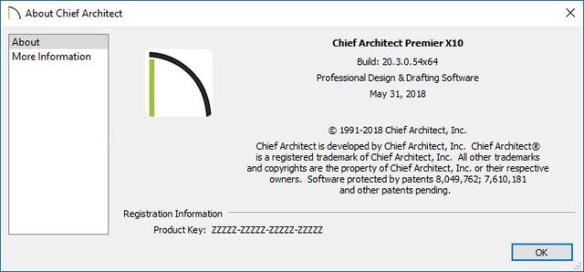 product key for chief architect premier x10