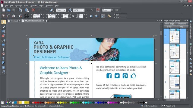 Скачать Xara Photo & Graphic Designer 16.3.0.57723 для профессионального  графического дизайна