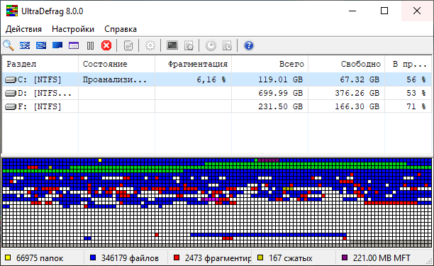 UltraDefrag 8.0.0 Standard + Portable