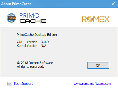 primocache kernel component is not running fix