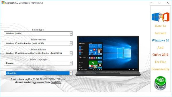 Microsoft ISO Downloader Premium 2020 v1.8