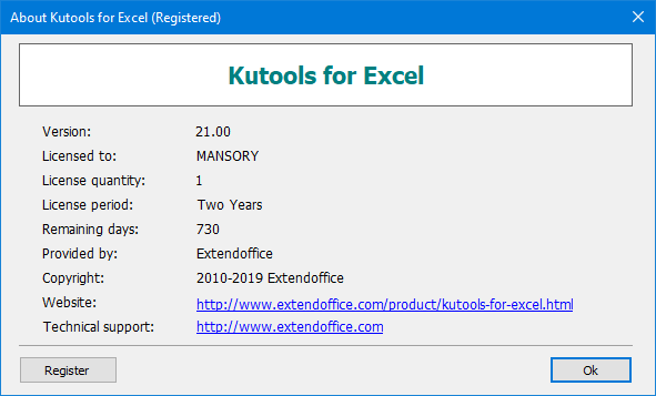 kutools for excel 2003