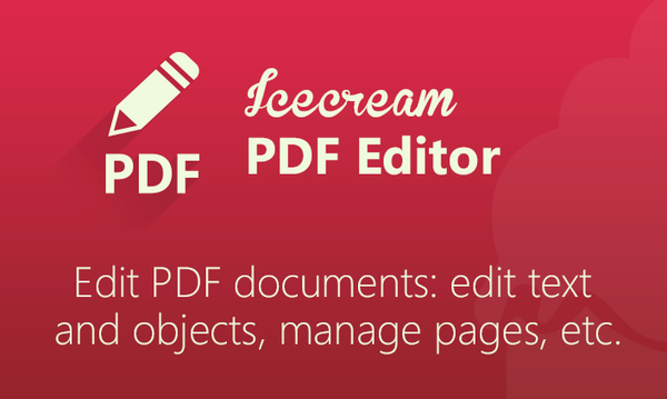 Icecream PDF Editor PRO 2.71 + Portable