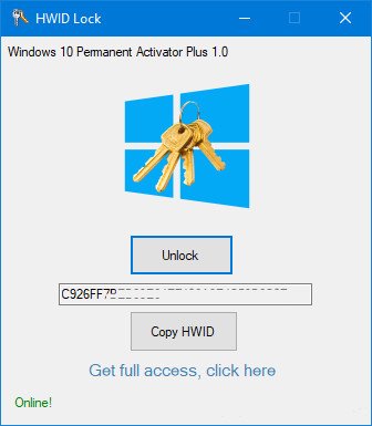 Windows 10 Permanent Activator Plus 1.1