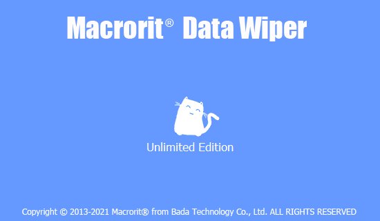 Macrorit Data Wiper 6.9.7 download the last version for apple