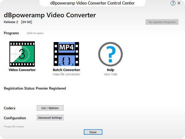 dBpoweramp Video Converter R2 Premier 2.0.0.1 + Portable