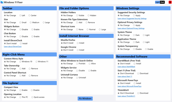 Windows 11 Fixer 2.1.0
