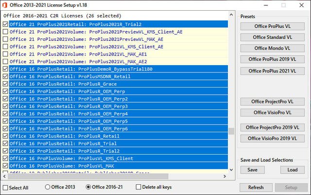 Office 2013-2021 License Setup 1.18
