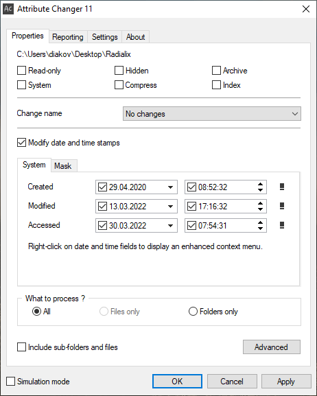 Attribute Changer 11.40