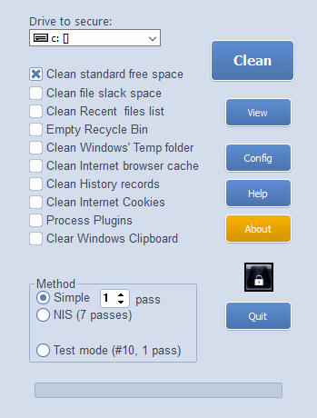 Clean Disk Security 8.22